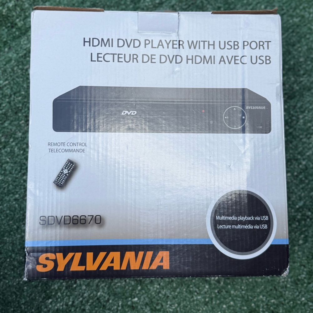 Sylvania HDMI DVD Player with USB Port